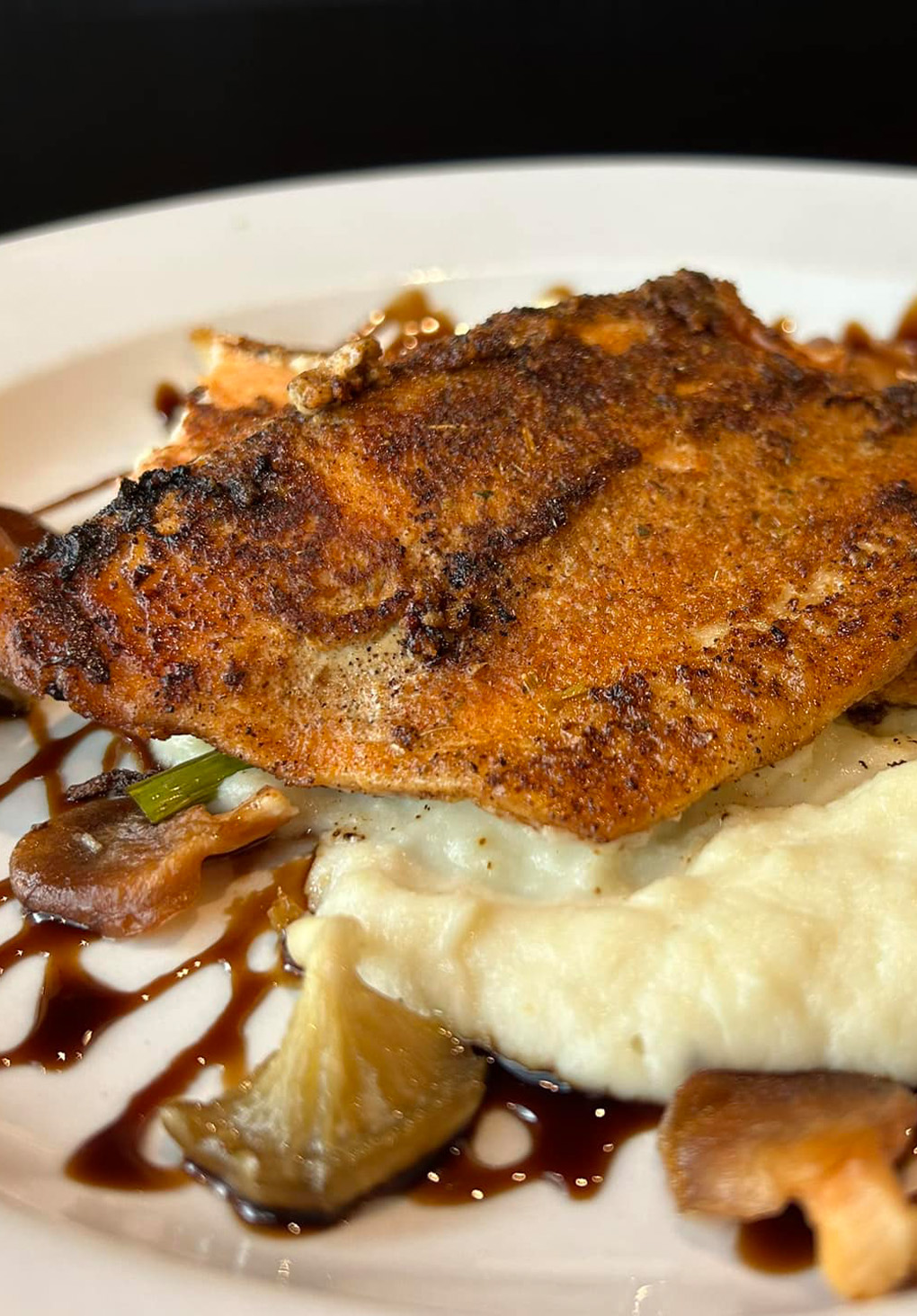 Harvest on Main Blackened Trout Brothers